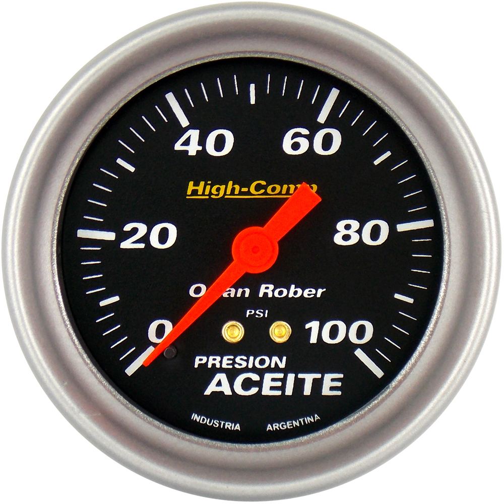 1015N100 - MANOMETRO ACEITE - NEGRO